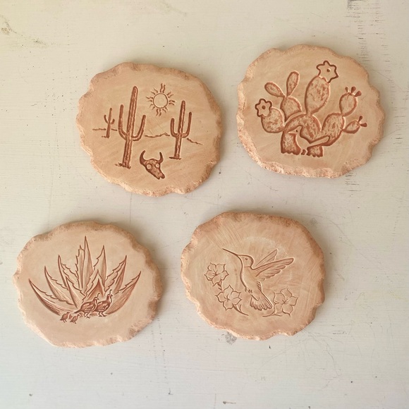 Western Clay Coasters - Picture 2 of 4